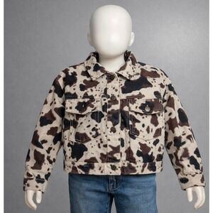 Love Fire Denim Mini Skirt Girls Size Large Ivory White Excellent Distressed